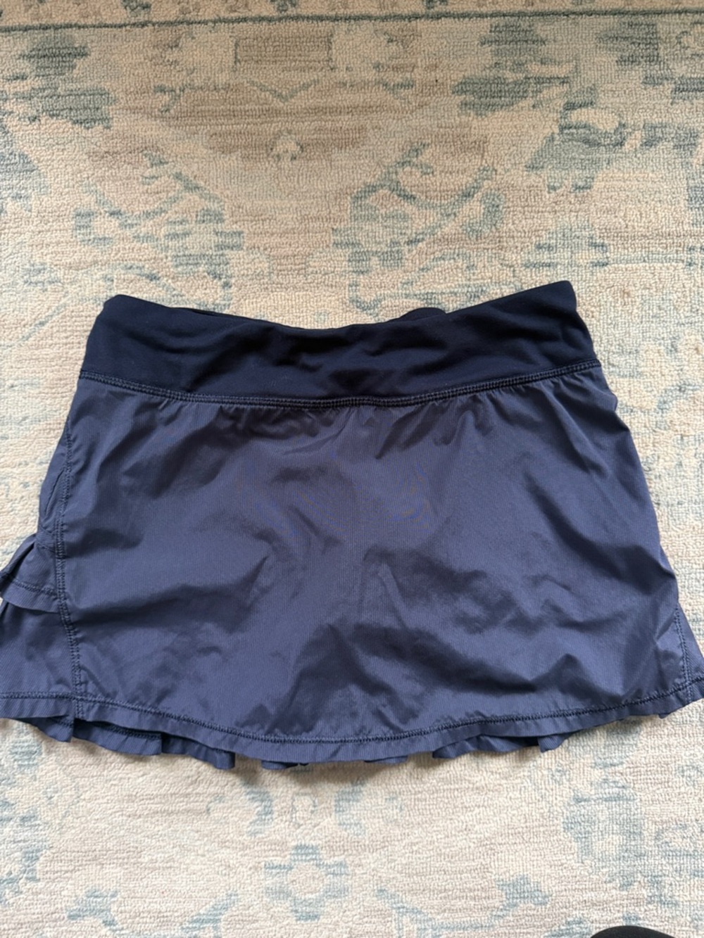 Ivivva Navy Athletic Skort with Built-In Shorts